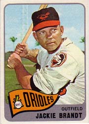 1965 Topps Baseball Cards      033      Jackie Brandt